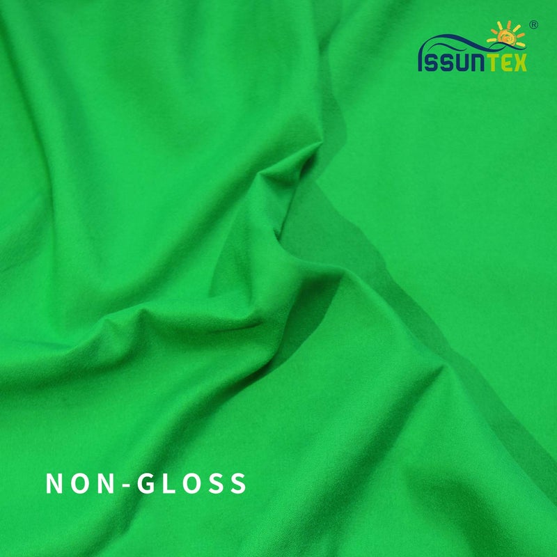 ISSUNTEX 10X12 ft Background Muslin Backdrop, Photo Studio, Collapsible High Density Screen for Video Photography and Television-Green - Image 5